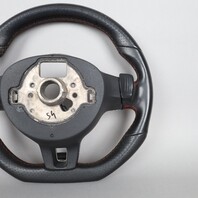 2010-2014 Volkswagen GTI Jetta GLI Steering Wheel Flat Bottom 5K0419091 OEM Used