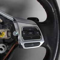 2010-2014 Volkswagen GTI Jetta GLI Steering Wheel Flat Bottom 5K0419091 OEM Used