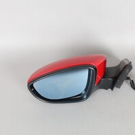 2011-2016 Volkswagen Jetta Sedan Left Door Mirror Tornado Red OEM Used