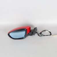 2011-2016 Volkswagen Jetta Sedan Left Door Mirror Tornado Red OEM Used