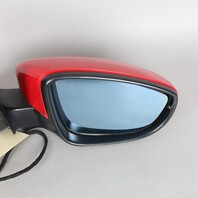 2011-2016 Volkswagen Jetta Sedan Right Door Mirror Tornado Red OEM Used