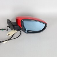 2011-2016 Volkswagen Jetta Sedan Right Door Mirror Tornado Red OEM Used