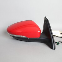 2011-2016 Volkswagen Jetta Sedan Right Door Mirror Tornado Red OEM Used