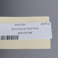 2011-2016 Audi Q5 2.0 Lower Intercooler Air Hose Pipe Tube 8R0145738R OEM Used