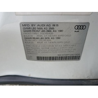 2016 Audi Q5 OEM Parts