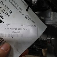 2013-2017 Audi Q5 3.0 CTUC Engine Motor 126K Miles 06E100036A OEM Used