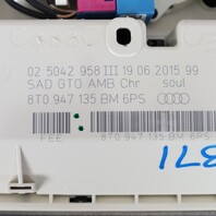 2013-2015 Audi A5 A4 Q5 Dome Light Sunroof Switch 8T0947135BM OEM Used