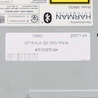 2016 Audi S4 Q5 Multimedia DVD Player 8R1035746H OEM Used