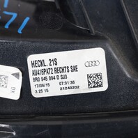 2013-2017 Audi Q5 Right Tail Light 8R0945094D OEM