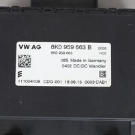2016 Audi Q5 Battery Voltage Control Module 8K0959663B OEM Used