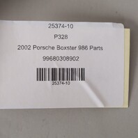 2000-2004 Porsche 911 Boxster 3 Spoke Steering Wheel Airbag Black OEM Used