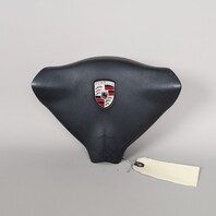 2000-2004 Porsche 911 Boxster 3 Spoke Steering Wheel Airbag Black OEM Used