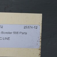 1997-2004 Porsche 911 Boxster Boxster A/C Condenser Hose Line OEM 99657310404