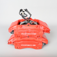 2000-2012 Porsche Boxster Cayman Rear Brake Calipers Brembo Pair Red OEM Used