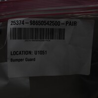 1997-2004 Porsche Boxster 986 Rear Bumper Guards Pair 98650542500 OEM