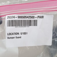 1997-2004 Porsche Boxster 986 Rear Bumper Guards Pair 98650542500 OEM