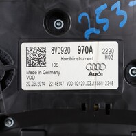 2015-2018 Audi A3 Speedometer Instrument Cluster 8V0920970A OEM Used