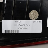 2015-2016 Audi A3 S3 Right Tail Light LED 8V5945094C OEM Used