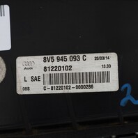 2015-2016 Audi A3 S3 Left Tail Light LED 8V5945093C OEM Used