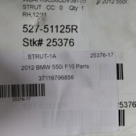 2011-2016 BMW 528i 535i 550i Right Front Strut Shock EDC 37116796856 OEM Used