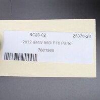 2010-2013 BMW 550i 750i N63 Radiator Expansion Tank 17137575577 OEM Used