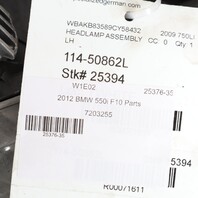 2011-2013 BMW 528i 535i 550i M5 F10 Left Xenon Headlight 63117271903 OEM Used