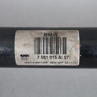 2011-2016 BMW 550i F10 Left Rear Axle Shaft CV Joint 33207581015 OEM Used
