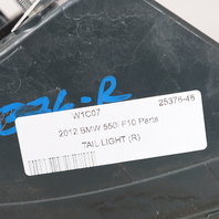 2011-2013 BMW 528i 535i 550i M5 F10 Right Tail Light 63217203232 OEM Used