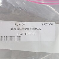 2011-2016 BMW 528i 535i 550i M5 F10 Left Front Seat Belt 72117241747 OEM Used