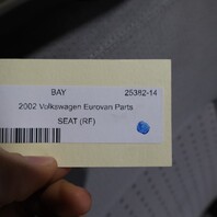 1999-2003 Volkswagen Eurovan Right Front Seat Grey OEM Used