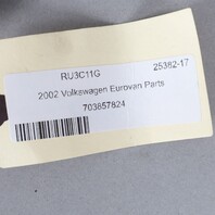 1993-2003 Volkswagen Eurovan Rear Seat Belt Buckle Clasp 703857824 OEM Used