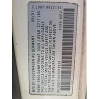 2002 Volkswagen Eurovan Parts