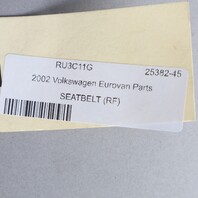 2000-2003 Volkswagen Eurovan Right Front Seat Belt 7D0857805K OEM Used