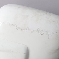 1992-2003 Volkswagen Eurovan Left Door Mirror White 7D1857507H OEM Used