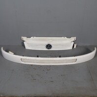1996-2003 Volkswagen Eurovan Upper and Lower Grille Set White 7D0853654 OEM Used