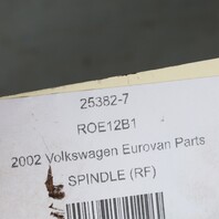 1999-2003 Volkswagen Eurovan Right Front Spindle Knuckle Hub OEM 7D0407258D