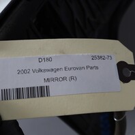 1992-2003 Volkswagen Eurovan Right Door Mirror White 7D1857508M OEM Used