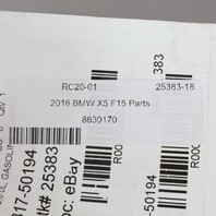 2014-2019 BMW X5 X6 Coolant Reservoir Bottle Expansion Tank 17138630170 OEM Used