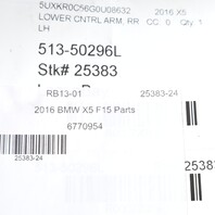 2007-2019 BMW X5 X6 Right Rear Lower Control Arm 33326770952 OEM Used