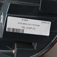 2014-2018 BMW X5 F15 Right Tail Light Outer 63217290104 OEM Used