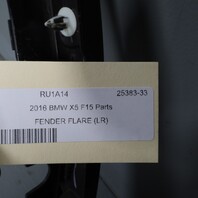 2014-2018 BMW X5 F15 Left Rear Wheel Arch Flare 51777378583 OEM Used