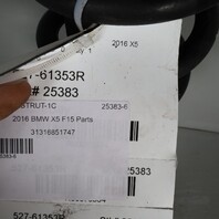 2014-2019 BMW X5 X6 Right Front Strut Shock Spring 31316851747 OEM Used