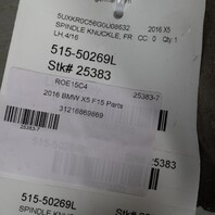 2007-2018 BMW X5 X6 Left Front Spindle Knuckle Hub 31216869869 OEM Used