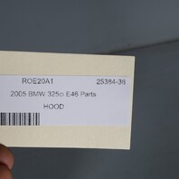 2004-2006 BMW 325ci 330ci E46 Cpe/Conv Hood Titan Silver 41617065256 OEM Used