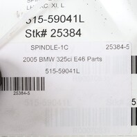 2001-2006 BMW 325i 330i Z4 Left Front Spindle Knuckle Hub 31211096429 OEM Used