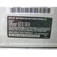 2013 BMW 335xi Parts