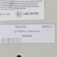 BMW 328i 335i 428i 435i Front Electronic Control Module 61359292946 OEM Used