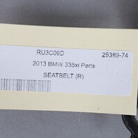 BMW 320i 328i 330i 335i 340i Right Front Seat Belt 72117309344 OEM Used