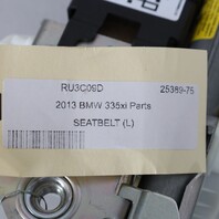BMW 320i 328i 330i 335i 340i Left Front Seat Belt 72117309343 OEM Used