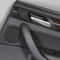 2011-2017 BMW X3 F25 Right Rear Door Panel Black 51427279940 OEM Used